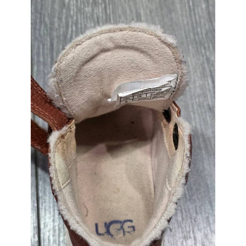 Ugg Kids Rennon boots warm II trainers Brown Sz 8 S000109 - Picture 11 of 11
